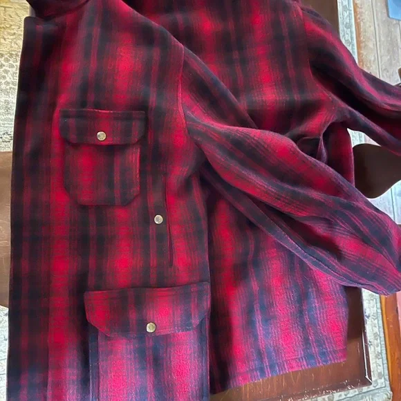 Woolrich Buffalo Plaid Hunting Coat - 1940’s - well cared for - great condition. - Picture 3 of 8